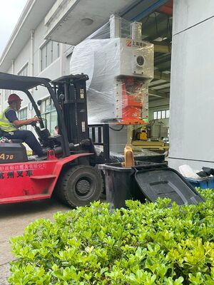 Aluminium Container Making Machine with Mitsubishi PLC and Schneider Components