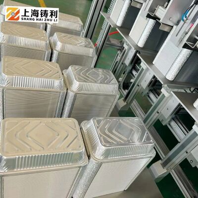 ZL-T80 Fully Automatic Aluminium Food Container Machine 1000 mm Feeding H Frame Hydraulic Press