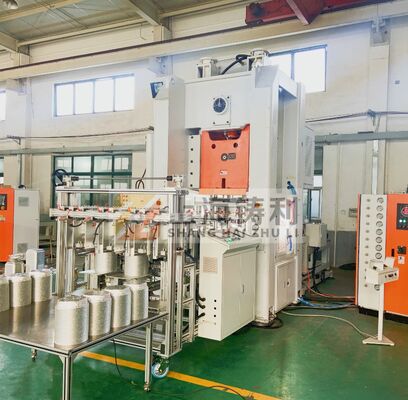 Mitsubishi PLC Inverter aluminum foil container machine  180-260mm Slide Stroke